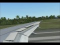 Jetblue A320 Landing in St. Maarteen (Real Sounds and Wing View)