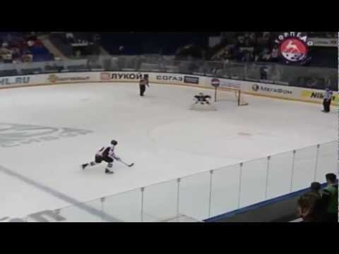 Gunars Skvorcovs shootout vs Torpedo