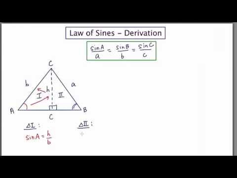 how to prove the law of sines