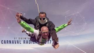 Contra as drogas grupo promove paraquedismo na Capital durante o Carnaval