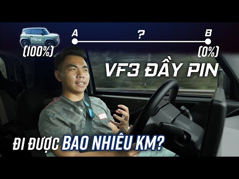 Vinfast VF3 đầy pin đi được bao xa, 210km thông số trên giấy liệu có chuẩn? | Mê Xe