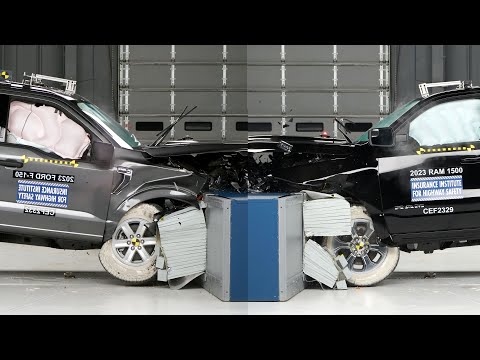 Large pickups Crash test – Ford F150, Toyota Tundra, RAM 1500, Chevrolet Silverado