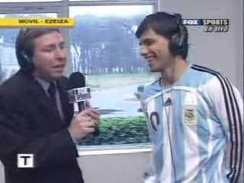 Entrevista al Kun Ag&uuml;ero