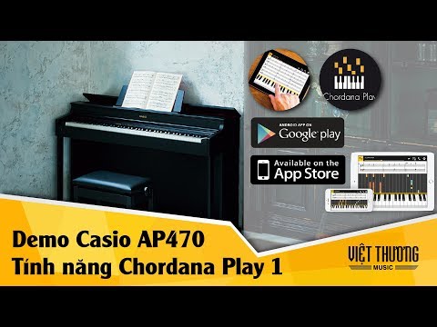 Demo tính năng chấm điểm Chordana play trên piano Casio