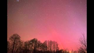 Zorza Polarna, Polska, 17.03.2015 (TIMELAPSE)