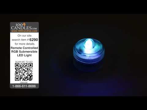 Remote Controlled RGB Color Changing Submersible LED Light