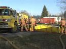Two Alarm Two Story log Home Fire Near Roy WA