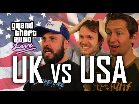 GTA 5 Funny Moments -- Independence Day Livestream: UK vs US with Rockstar Devs!