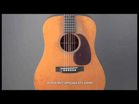 martin&co - An astonishing example of a vintage prewar C.F. Martin D-18. The sound quality and playability of this guitar are unbelievable. This is the kind of instrumen...