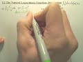 5.2a1 Natural Logarithmic Integration - Calculus