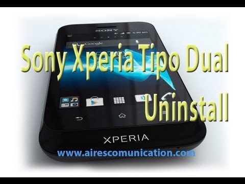 how to uninstall facebook on xperia j