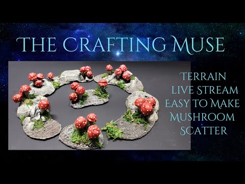 Easy to Make Mushroom Scatter for your Tabletop Game Terrain