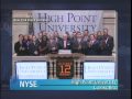 12 October 2009 NYSE Closing Bell High Point University