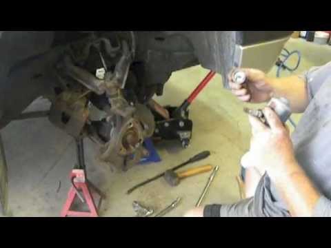 How to install a front wheel bearing on a Dodge Dakota (part 2 of 3)