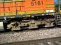 BNSF #7681 leads a N/B stack/Z train through MCD