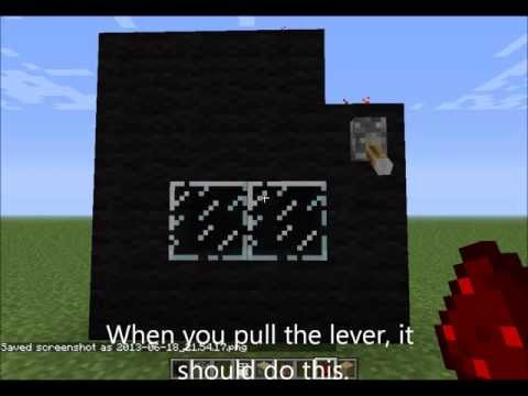 how to make a working t.v on minecraft