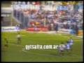 Gimnasia y Tiro 2 - j. antoniana 0. Gol de Leone