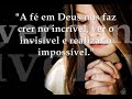 confie em DEUS ele é fonte para tudo...entregue tudo nas mãos dele ea todo momento que a duvida vier em sua mente diga 
