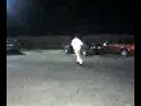 Back flip on skates....