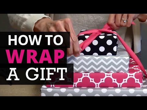 how to properly wrap a gift