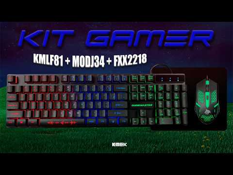 Vídeo de demonstração - Kit Gamer | KMLF81+MODJ34+FXX2218