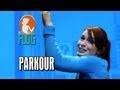Felicia Day Takes on Parkour and Freerunning - YouTube