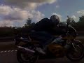 Suzuki on the high way. GSXR 750ccm Srad