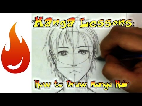 how to draw anime hair