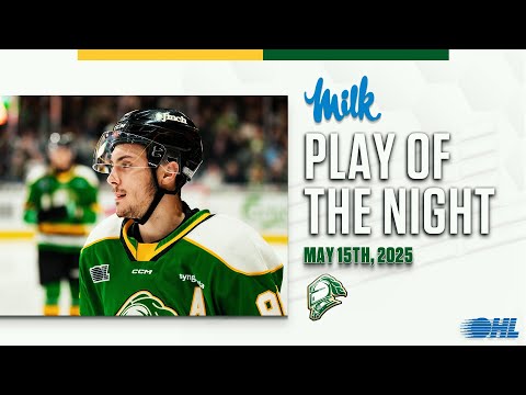 OHL Play of the Night presented by MilkUp: Sim Buries the Insurance Marker