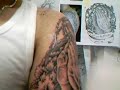 Tattoo T-Bear ? tattooing Shaief on his arm Tattoo T-Bear ? tattooing Shaief on his arm
