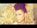 Natural Hair Updo Hairstyle New Year's Eve ...
