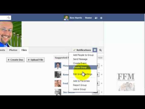 how to make a facebook group