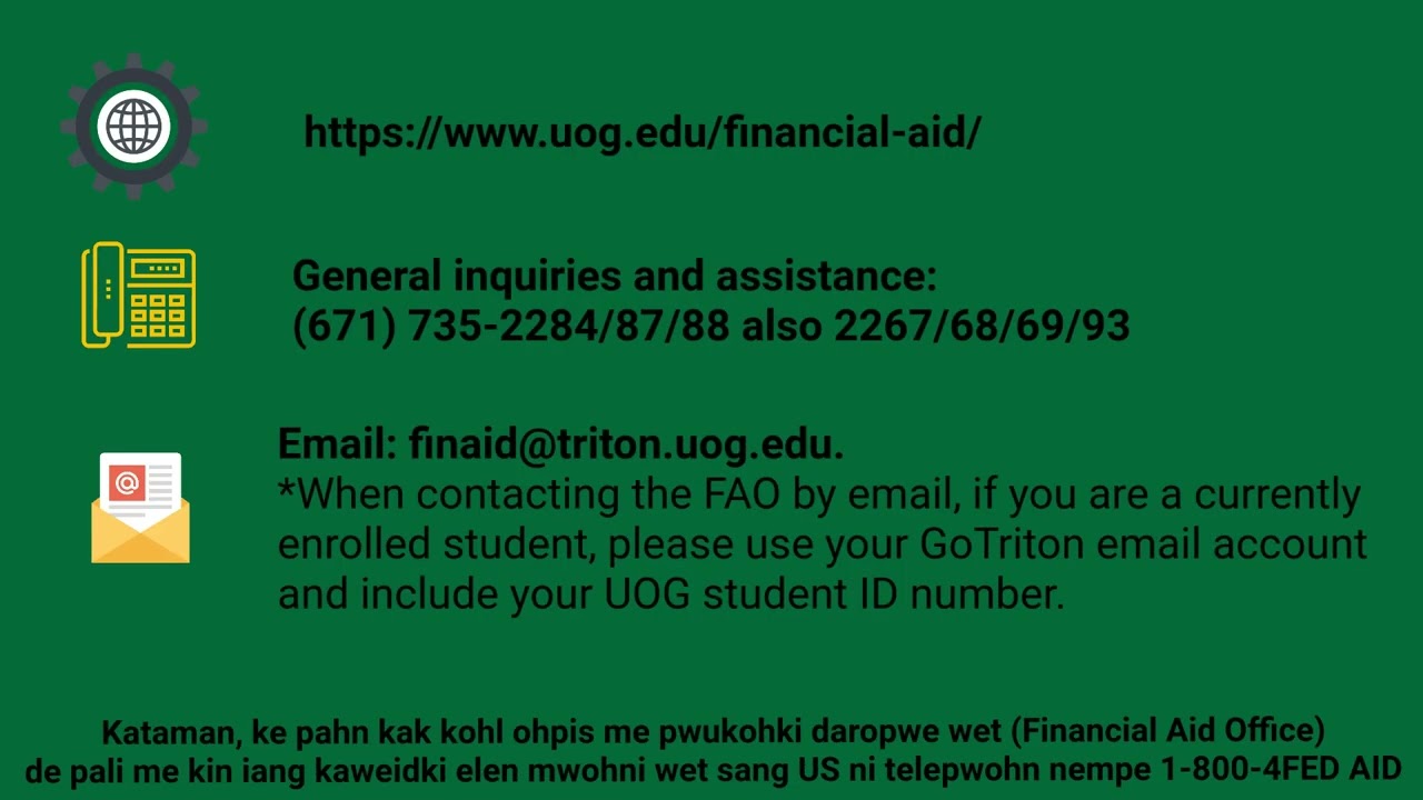 FAFSA Step 7  Confirmation - Pohnpeian