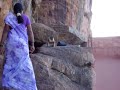 Backpack stolen by a monkey in Badami