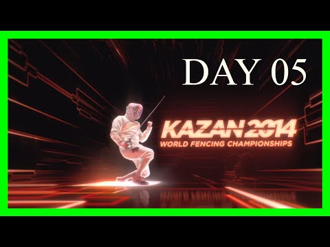Kazan 2014 World Fencing Championships - Day05 Session 02 - Piste Green