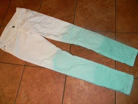 how to dye khaki pants green