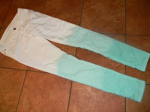 how to dye sweatpants
