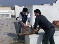 Lavori con motosega...