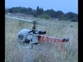 Hirobo Lama SA 315 B scale rc helicopter at widnes club