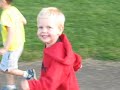 Cooper running the 50 meter