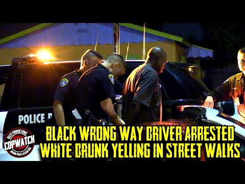 Copwatch | Wrong Way Driver Arrested for DUI | Drunk Man in Street ...