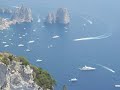 View from the top of Monte Solaro in Capri, Italy