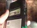 Vintage JCPenney mini cassette recorder, very small.