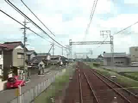 名鉄　パノラマスーパーからの眺め
