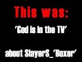 god is in the tv