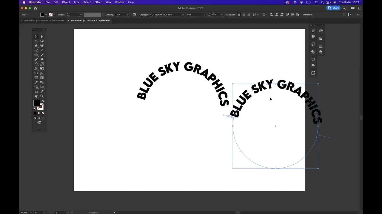 How to write on a circle - Adobe Illustrator