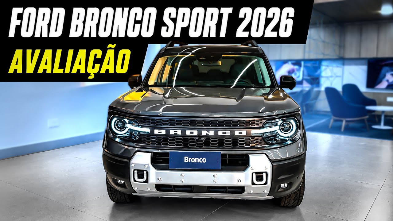 NOVO FORD BRONCO SPORT 2026 FICOU MAIS BARATO! VALE A PENA?