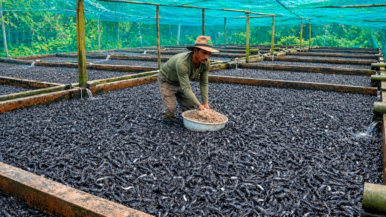 CRIANDO 1 MILHÃO DE PEIXES NESSE PEQUENO ESPAÇO