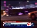SUV flips over in front of Cranston PD