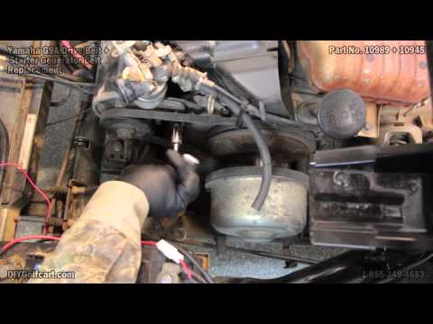 how to replace starter belt on ez go